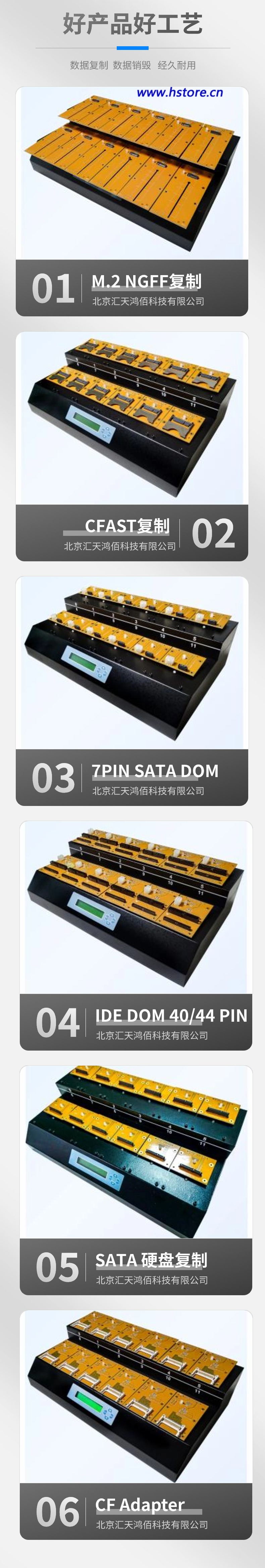 工業(yè)級(jí)多功能拷貝機(jī)支持SATA、IDE、M.2、CF等儲(chǔ)存裝置